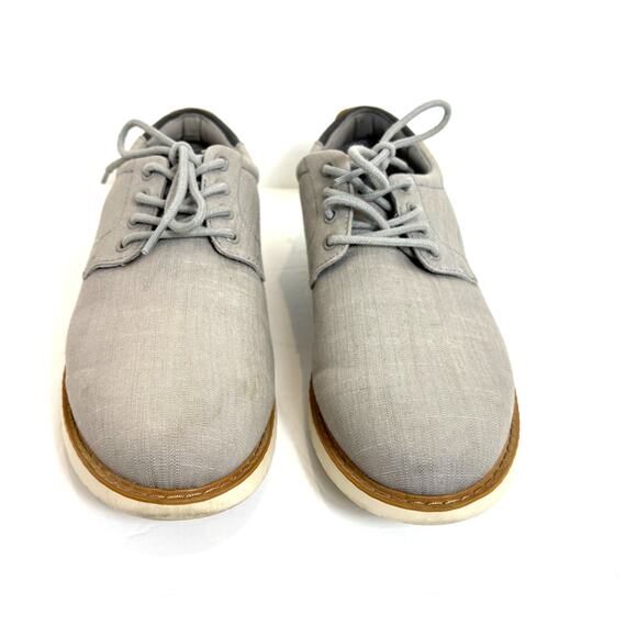 TOMS - Men\'s Navi Crosshatch Sport Bottom Oxford Dress Shoes-Gray- 12
